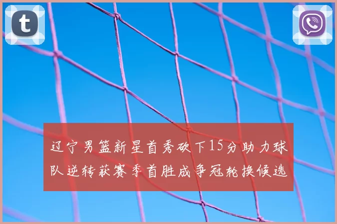 辽宁男篮新星首秀砍下15分助力球队逆转获赛季首胜成争冠轮换候选